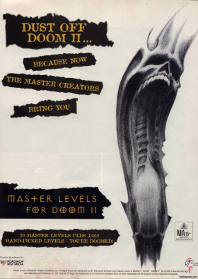 couverture jeu vidéo Master Levels for Doom II