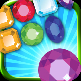 couverture jeu vidéo Match 3 bijoux et diamants jeu Pro - A Match 3 Jewels And Diamonds Pro Game