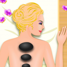 couverture jeux-video Mature Lady Massage Salon for Back SPA