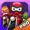 couverture jeu vidéo Méchant Racing Rush 3D. Nouveaux Jeux de Courses de Motos Héros Pro