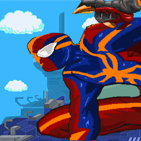 couverture jeu vidéo Méchant stupide - super héros 8 bits tir ricochet de la vengeance