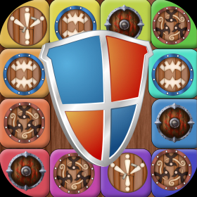 couverture jeu vidéo Medieval Knights: Badge of Fighters - Shields and Puzzle Game (For iPhone, iPad, iPod)