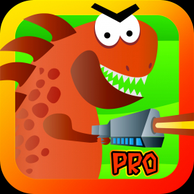couverture jeu vidéo Mega Dino Wars Pro - Crush Angry dinosaures minuscules!