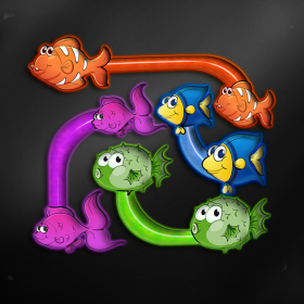 couverture jeu vidéo Mega fish flow: Link the fish pair out of water FREE!