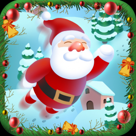 couverture jeu vidéo Mega jeu Santa Jump