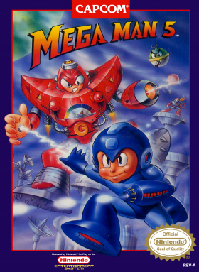 couverture jeu vidéo Mega Man 5
