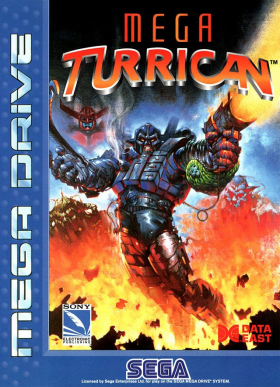 couverture jeu vidéo Mega Turrican