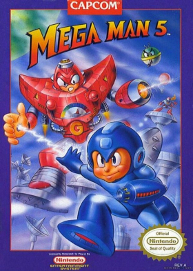 couverture jeu vidéo Megaman 5
