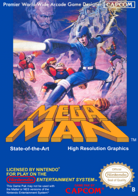couverture jeu vidéo Megaman