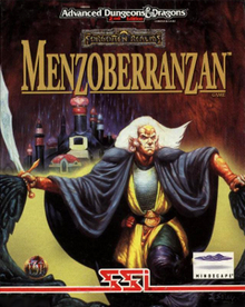 couverture jeu vidéo Menzoberranzan