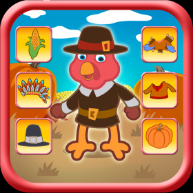 couverture jeu vidéo Merci Donner Turquie Déguisé jeu pour les enfants