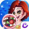 couverture jeu vidéo Mermaid Maman mode dentiste - - Clinique dentaire Marine / grossesse Salons de soins