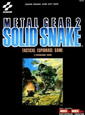couverture jeu vidéo Metal Gear 2 : Solid Snake