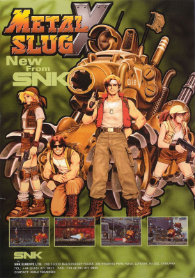 couverture jeux-video Metal Slug X