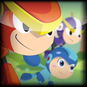 couverture jeu vidéo Mighty Stunts - Mega Man Version