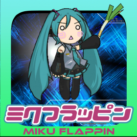 couverture jeu vidéo Miku Flappin -Tribute game for Miku- recommend for vocaloid