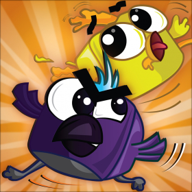 couverture jeu vidéo mini block birds racing - FREE version with new apps name