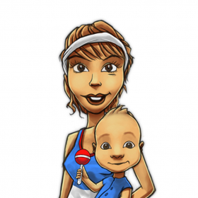 couverture jeu vidéo Mom's daily fitness
