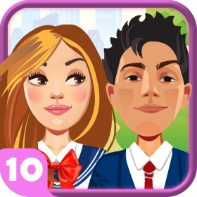 couverture jeu vidéo Mon Adolescence Campus de Vie Gossip Story - Dating Game Épisode Sociale Pro