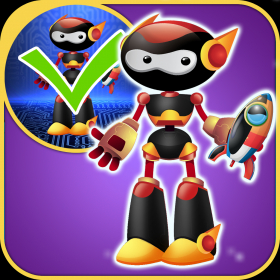 couverture jeu vidéo Mon Amazing World of Little Robots Dessiner et Game Copy - App Gratuite