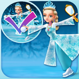 couverture jeu vidéo Mon Patinage Sur Glace Princesses Neige Dessiner et Game Copy - Annonce App Gratuite