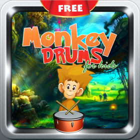 couverture jeu vidéo Monkey Baby Drums - Kids Musical Drumming Station