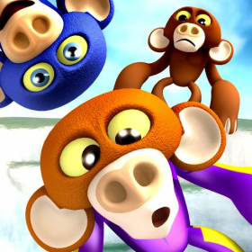 couverture jeu vidéo Monkey Diving