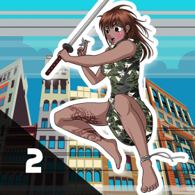 couverture jeu vidéo Monkey Girl 2