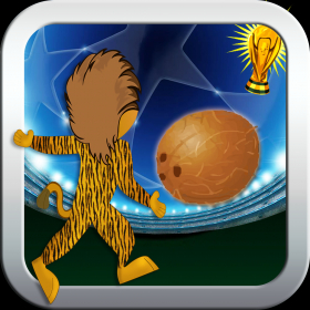 couverture jeu vidéo Monkey kick ball sport - Free