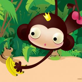 couverture jeu vidéo Monkey Rush - Banana Protector