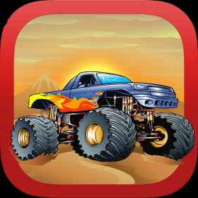 couverture jeu vidéo Monster Car Running Free