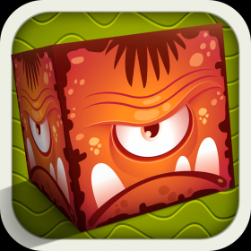 couverture jeu vidéo Monster Cube - A challenging new match three in 3D