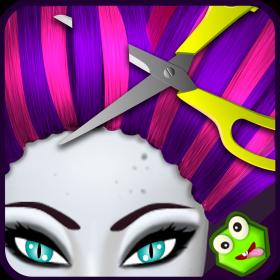 couverture jeu vidéo Monster Hair Salon Deluxe - Top Girls Games