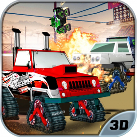 couverture jeu vidéo Monster Truck Snow Trax Knockout