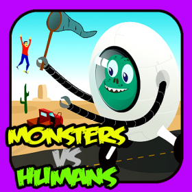 couverture jeu vidéo Monsters vs Humans