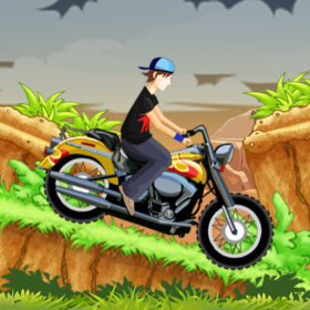 couverture jeux-video Monstre Dirtbike Montagne de côte - un sport à la dérive courageux et Xtreme!