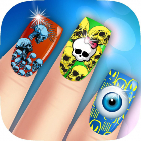 couverture jeu vidéo Monstre Ongles Mode peau neuve: Scary Girl manucure de fantaisie saloon PRO