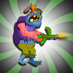 couverture jeu vidéo Monstre Shooter Chasse Mal Zombie Quest - Saut Pour Course Gratuit Brain