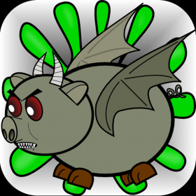 couverture jeu vidéo Monstre Zombie Porcs Survoler - Monster Zombie Pigs Soar