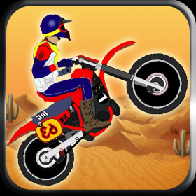 couverture jeu vidéo Motocross super rally - The motor bike desert race - Free Edition