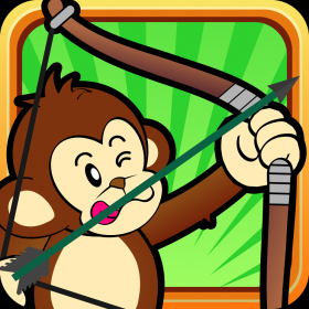 couverture jeu vidéo My Baby Monkey with a Bow : Sherwood Forest Tiny Fruit Shoot With a Cute Little Pet from the Zoo