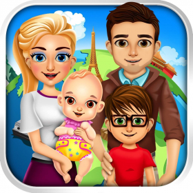couverture jeux-video My Family Adventure - Mommy's Salon, Makeup & Dress Up Girl Spa - Kids Games