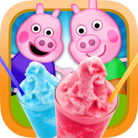 couverture jeu vidéo My Happy Little Pig Frozen Slushie Party Time Club Game Maker Mania - Free App