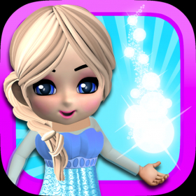 couverture jeu vidéo My Little Princess Neige Virtual World Dress Up Game - Free App