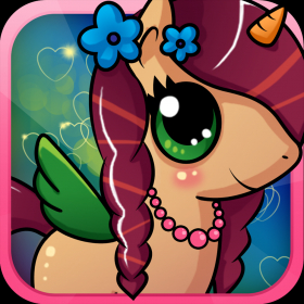 couverture jeu vidéo My Magic Little Pet Unicorn Princess Saga: Temple Attack of the Robot Pony Run