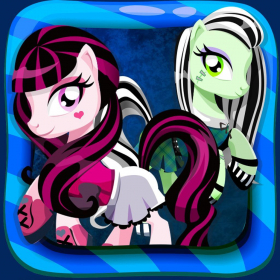 couverture jeu vidéo My Monster Poney Dress Up - Makeover Haute Couture pour les petites filles