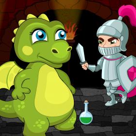 couverture jeu vidéo My Pet Dragon Dungeon Escape Dash FREE