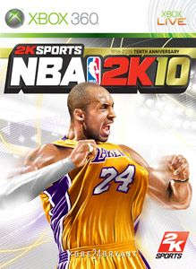 couverture jeu vidéo NBA 2K10