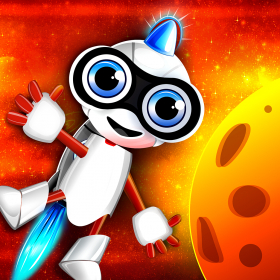 couverture jeu vidéo Nerd Bot Rocket : The Flying Robot Cosmos Quest in Space - Premium