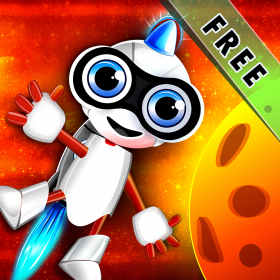 couverture jeu vidéo Nerd Bot Rocket : The Flying Robot Cosmos Quest in Space